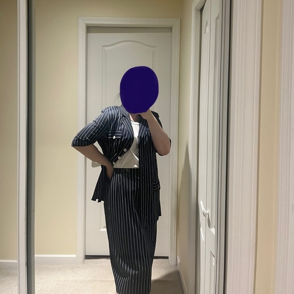 Vintage Pinstripe Three Piece Set - Picture 1 of 9